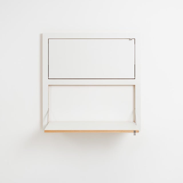 Contemporary 80×80-2 Wall Shelf with Desk from Ambivalenz For Sale - Image 3 of 8