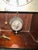 Functional 19th-C. Wm. L. Gilbert "Chromo Time" Walnut Cottage Mantel Clock With Key For Sale In Philadelphia - Image 6 of 7