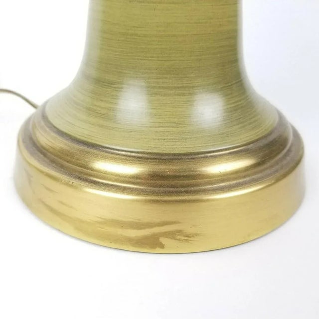 Tall Green Lamp Mid Century Modern Lighting Statement Lamp For Sale - Image 4 of 10