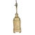 Mid 20th Century Chinoiserie Plaster Table Lamp Raised Bird Floral Relief Cream For Sale - Image 4 of 17