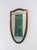 Brown Large Antique Biedermeier Pearwood Shield Wall Mirror, Vienna, 1820s For Sale - Image 8 of 18
