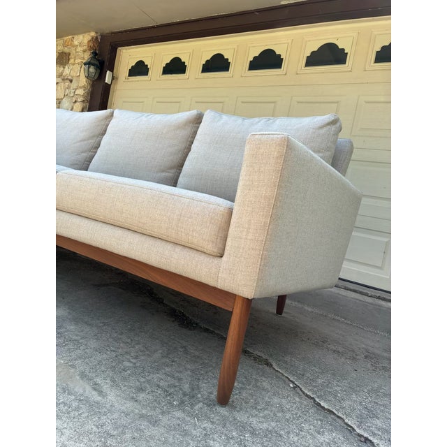 Mid Century Danish Modern Sofa For Sale In San Antonio - Image 6 of 8