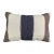 Turkish Hemp Pillow Cushion Natural Beige Black Pillow Cushion Cover 16" x 24" For Sale