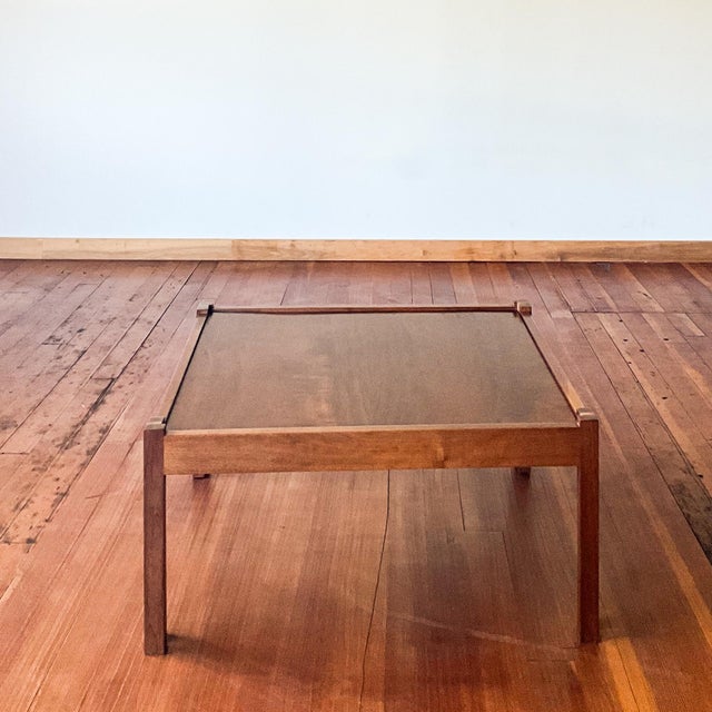 1960s Handmade Bubinga, Walnut, and Mahogany Coffee Table For Sale - Image 4 of 9
