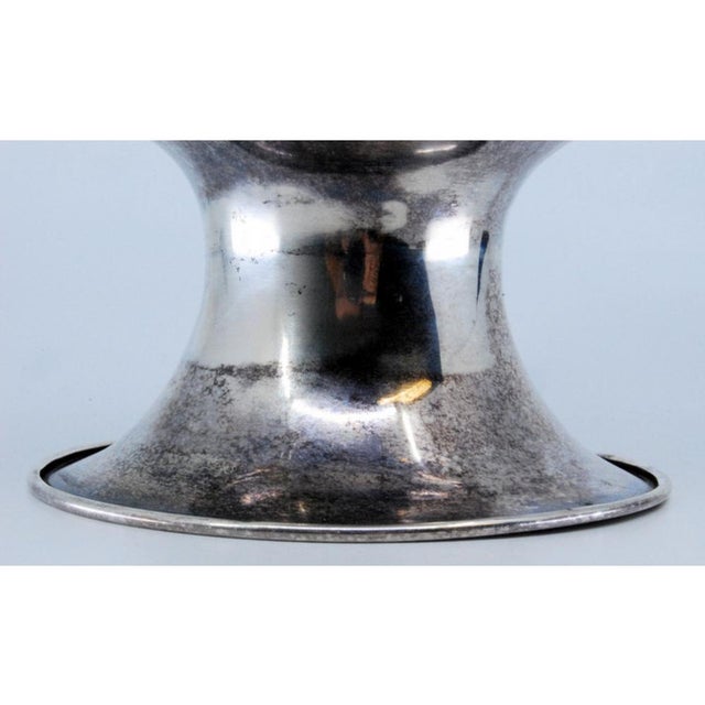 Silver Silver Jug with Round Base and Relief For Sale - Image 8 of 11