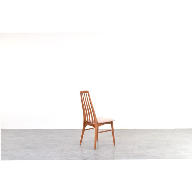 Wood Mid-Century Modern Eva Dining Chairs in Teak and Wool by Niels Koefoed for Koefoed Hornslet, 1960s, Set of 4 For Sale - Image 7 of 14
