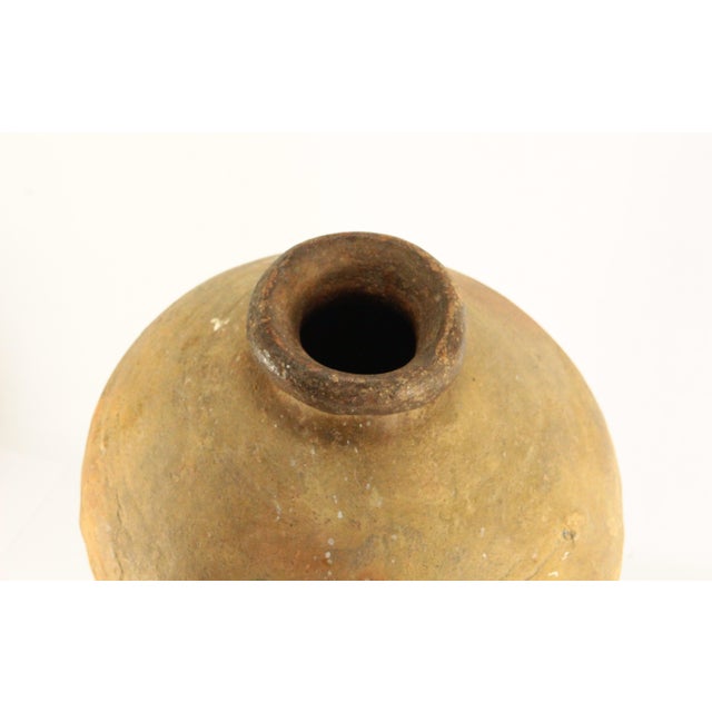 Spanish Colonial Redware Terracotta Amphorae Jar for Fine Wines For Sale - Image 13 of 18
