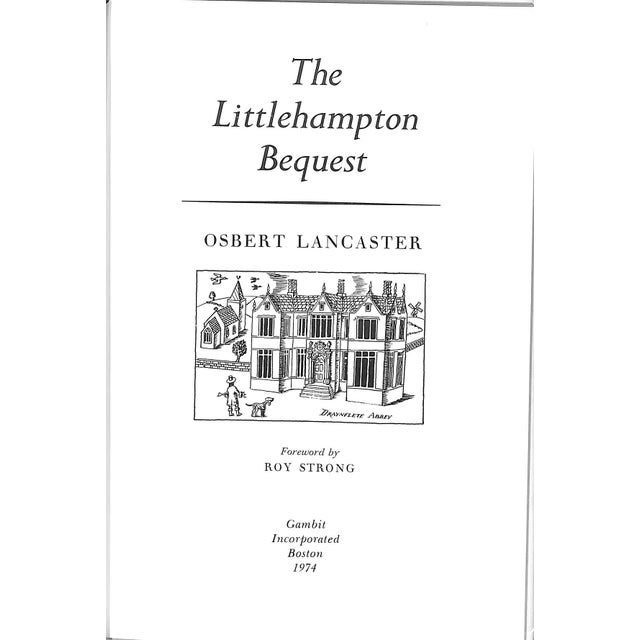 LANCASTER, Osbert [94] pp. Gambit Incorporated Boston 1974 First American Printing 9 1/4" x 6 1/4" A clever and amusing...