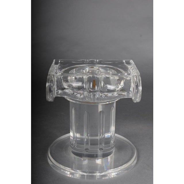 Vintage Hollywood Regency Pedestal Column in Acrylic For Sale - Image 13 of 17