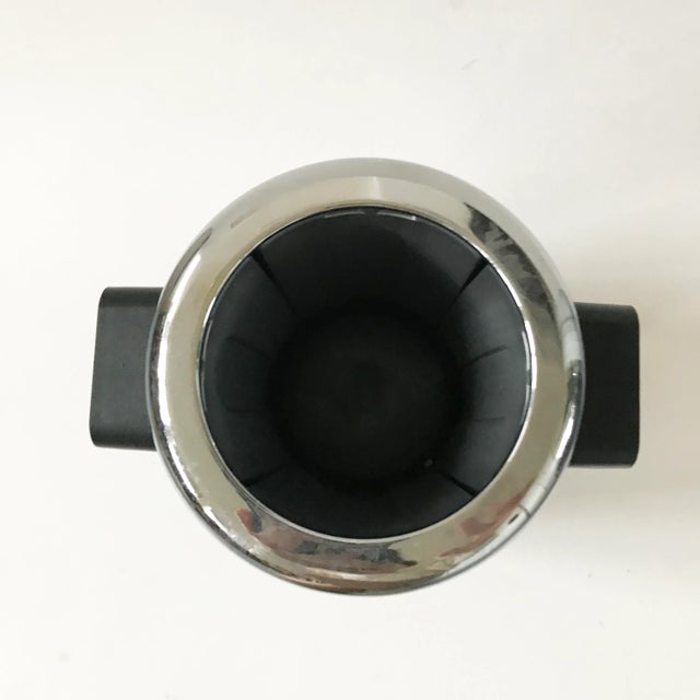 Vintage Innoplan Design Black Modernist Wine Chiller For Sale - Image 4 of 9