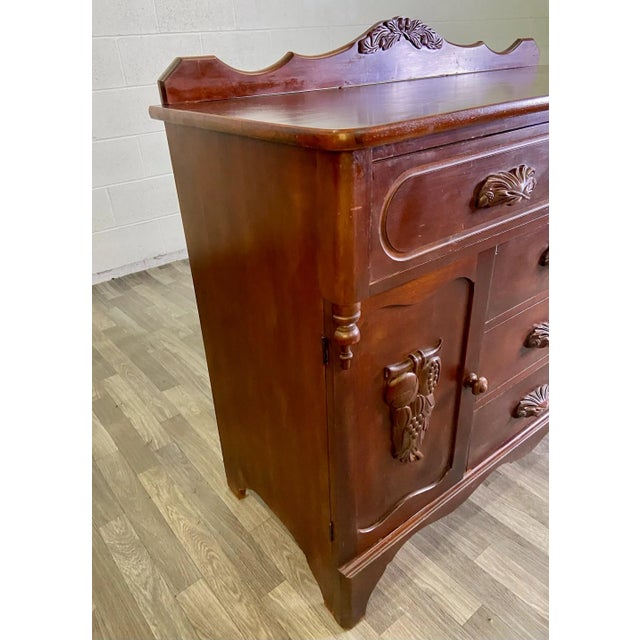 Vintage Carl Forslund Quaint American Cherry Sideboard For Sale - Image 9 of 13