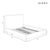 Transitional Stoffer Home x Cloth & Company Marisa Platform Bed in Michigan Bird Toile Sand - California King For Sale - Image 3 of 7