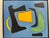Wonderful Midcentury oil on abstract oil on canvas painting. Signet lower right Miriam Bransky? Gilt edge floating frame....