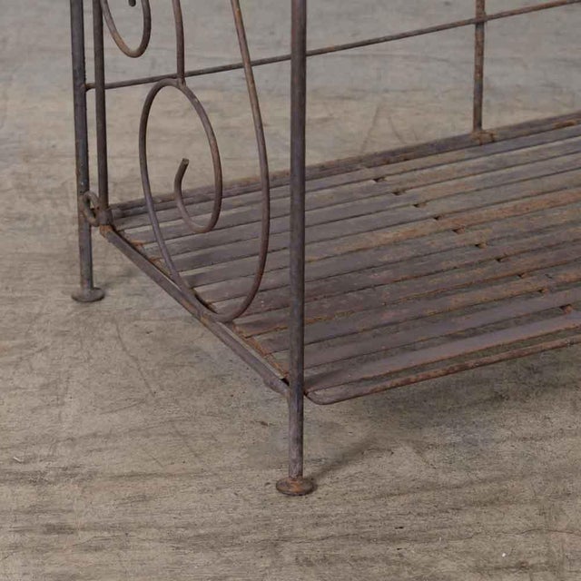 1930S French Provincial Wrought Iron Étagère For Sale - Image 11 of 13