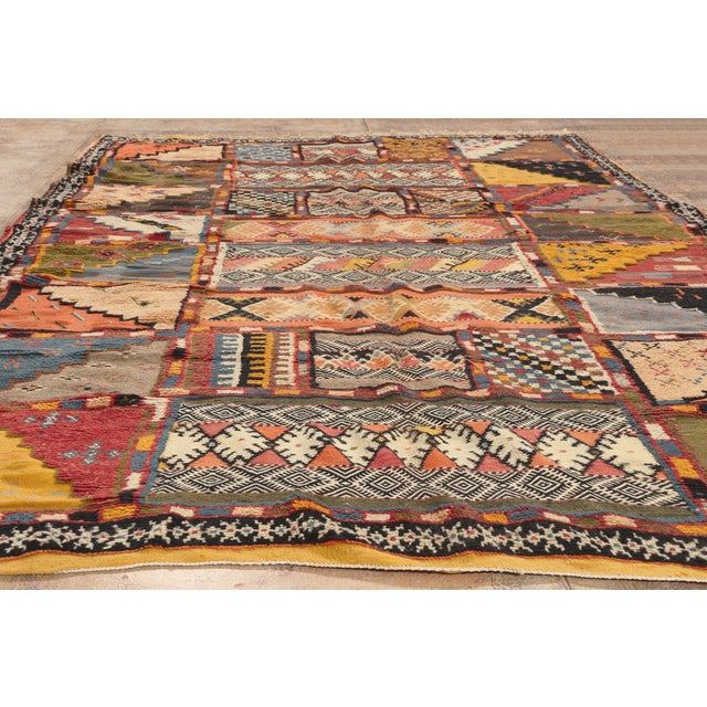 22110 Taznakht Glaoui Moroccan Rug, 06'11 X 10'03 For Sale - Image 9 of 10