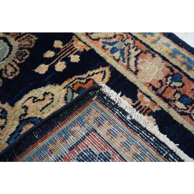 Antique Mohajeran Sarouk Rug 1'9'' x 2'5'' For Sale - Image 9 of 9