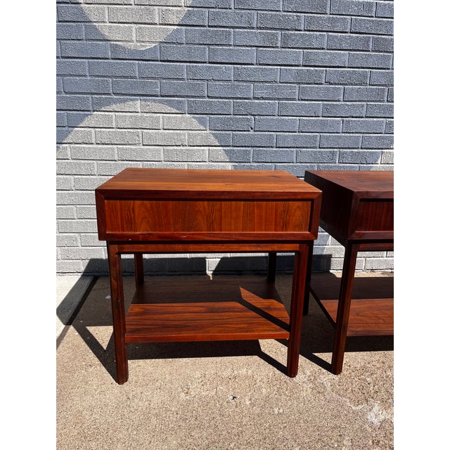Mid-Century Modern Jack Cartwright for Founders, Pair of Nightstands, Attributed For Sale - Image 13 of 13