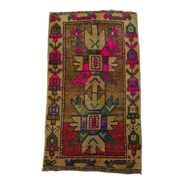 Vintage Minimalist Rug For Sale