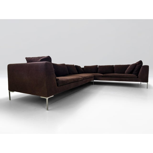 Charles Sofa Set by Antonio Citterio for B&B Italia, 2010s, Set of 2, in Flawless conditions. Designed 1990 to 1999 This...