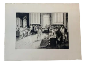 John Winkler "The Constitutional Convention" Original Signed Etching C.1932
