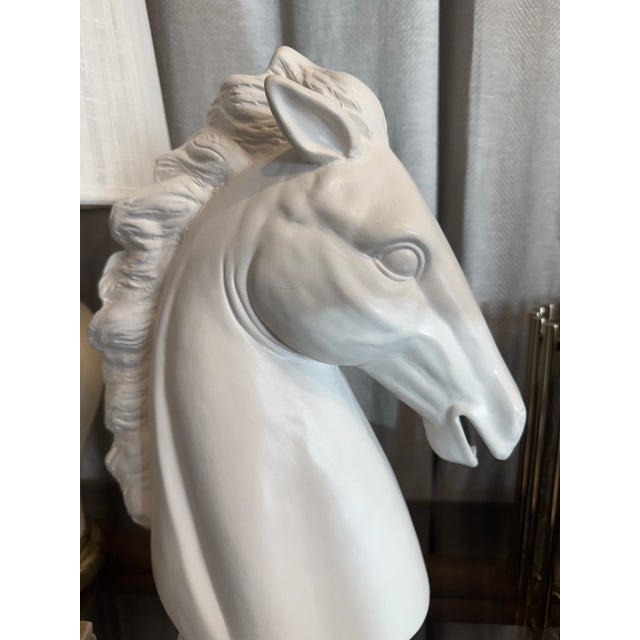Figurative Horse Head Oversized Figurine For Sale - Image 3 of 5