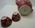 Vintage 1980s Jingdezhen Rose Famille "Mun Shou" Longevity Porcelain Tea & Dining Set for Two - 7 Pieces For Sale - Image 6 of 12