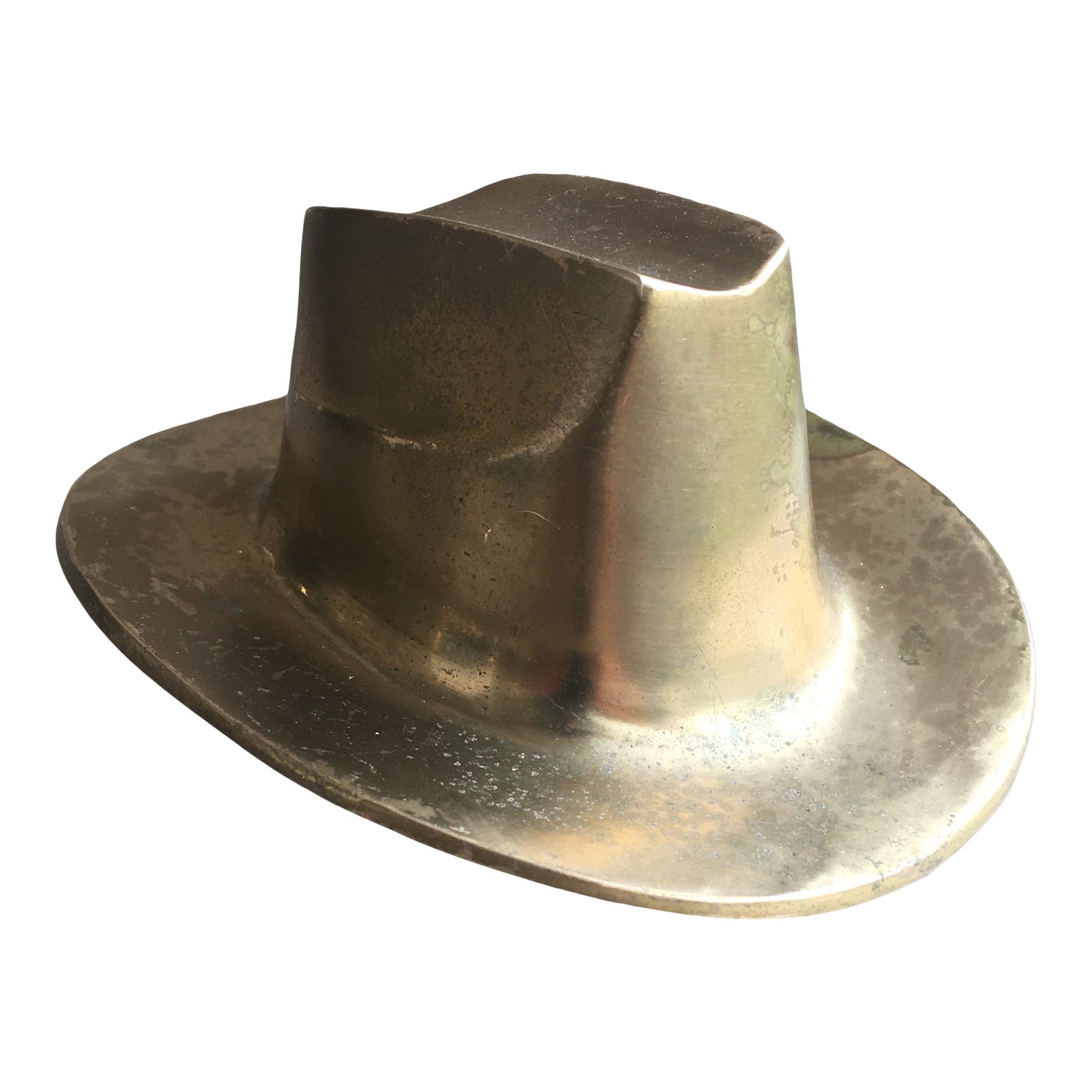 Vintage Brass Cowboy Hat Chairish