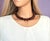 Rare Red Rutilated Quartz Necklace, With Sterling Silver Red Quartz Clasp For Sale - Image 9 of 11