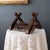 Primitive Wooden Pack Saddle With Leather Straps and Iron Rings For Sale - Image 12 of 16