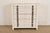 Industrial Antique Arts & Crafts White Painted 18-Drawer Flat File Printer's Cabinet, Circa 1900 For Sale - Image 3 of 15