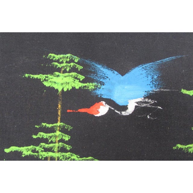 1950s African Red & Black Artworks, 1950s , Set of 4 For Sale - Image 5 of 14