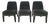 Vintage Chairs by Antonio Citterio for B&B Italia, 2000s, Set of 3 For Sale
