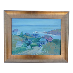 Late 19th Century Helen Gapen Oehler California Coast Painting