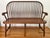 1980s Traditional Bow-Back Windsor Style Amish Bench For Sale - Image 11 of 11