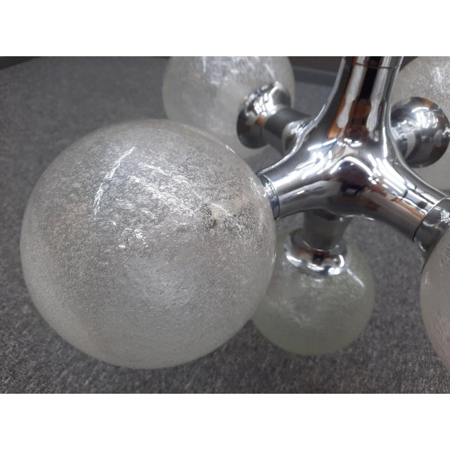 Space Age Atomic Ceiling Lamp, 1960s For Sale - Image 10 of 14
