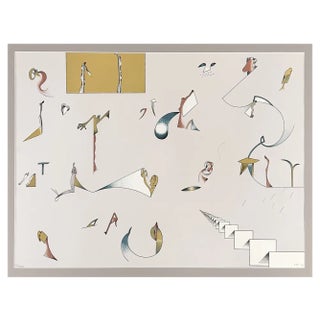 Jan Voss, Homage to Picasso, 1972, Color Lithograph For Sale