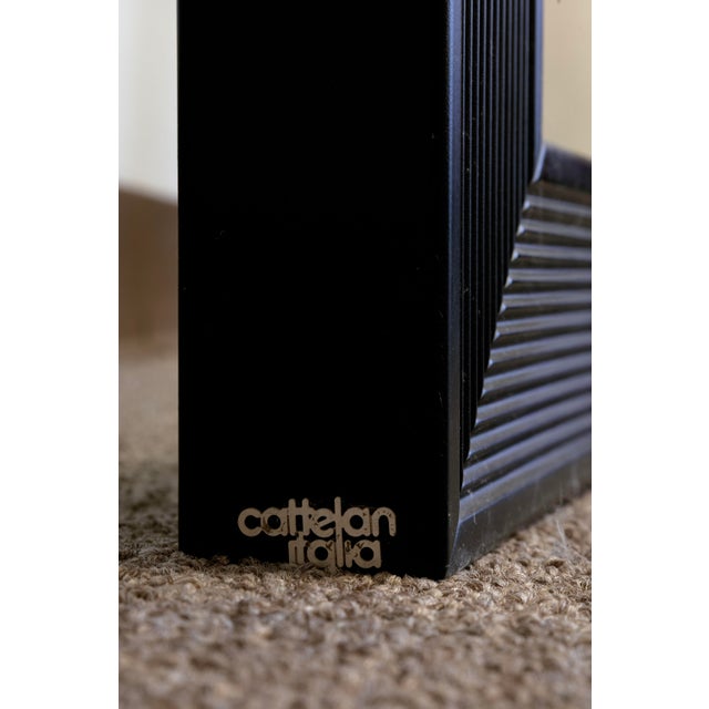 Cattelan Italia Flexa Metal and Frosted Glass Bookshelf For Sale In Detroit - Image 6 of 8