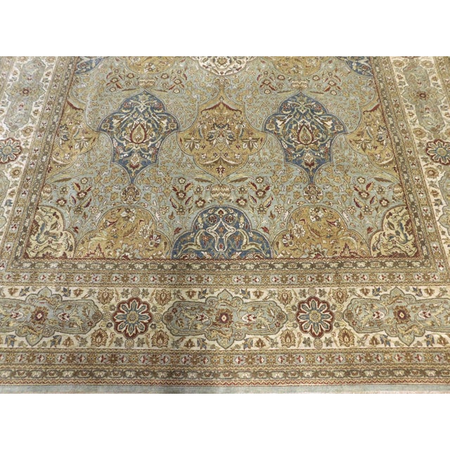 Hand Knotted Indian Rug - 8'x 10'6" For Sale - Image 11 of 18