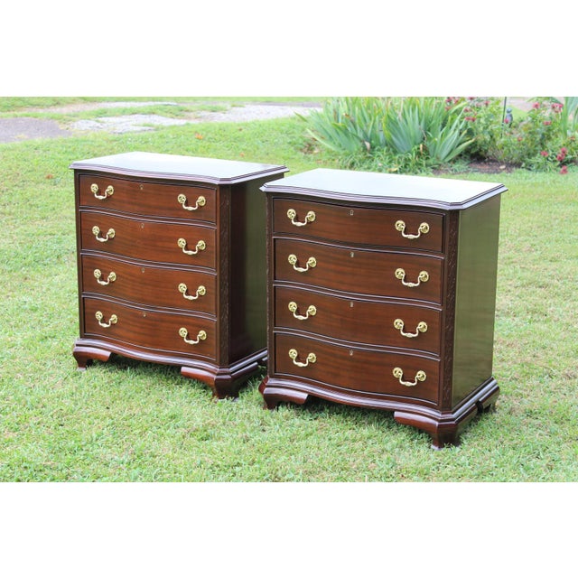 Councill Furniture Mahogany Nightstands—A Pair For Sale - Image 14 of 18