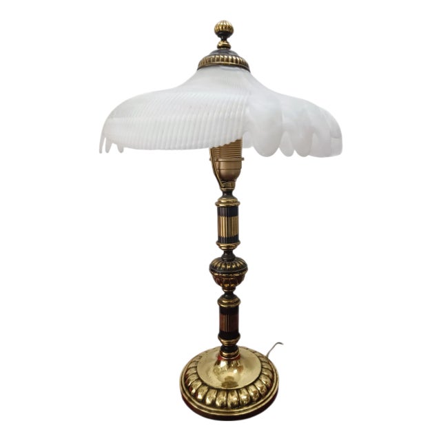 Regency Lamp from Made Murano Glass, 1960s For Sale