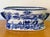 1980s Nautical Blue and White Transferware Foot Bath Planter For Sale - Image 11 of 11