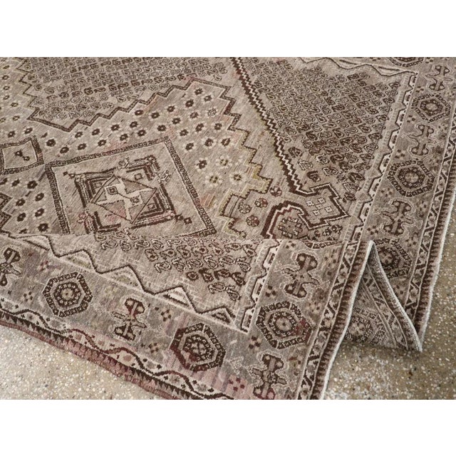 Textile Galerie Shabab Collection Mid-20th Century Persian Afshar Accent Rug For Sale - Image 7 of 8