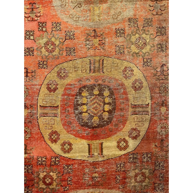 Antique Samarkand Rugs: The desert oasis of Khotan was an important stop on the Silk Road. The people of Khotan were...