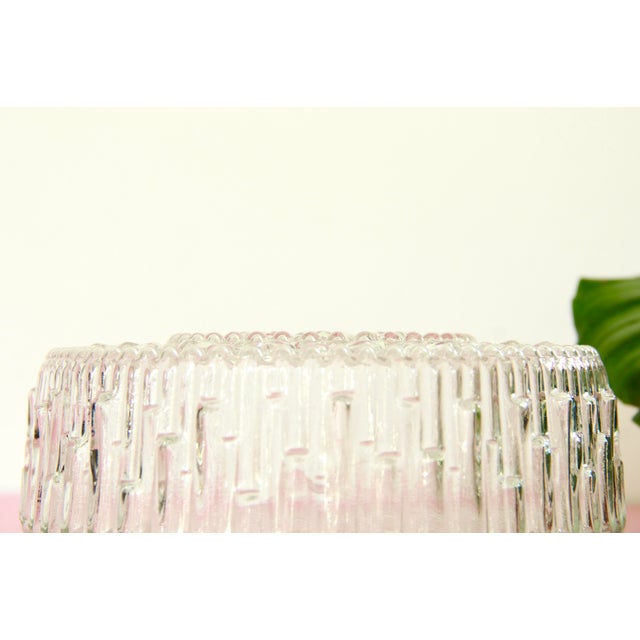 1950s Mid-Century Glass Wall / Ceiling Lamp, Italy, 1950s For Sale - Image 5 of 16