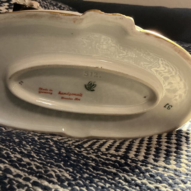 Very Early Piece Dresdan This Piece and More to Come R Consigned to Me I Have Documentation if Need for Anyone For Sale - Image 10 of 11