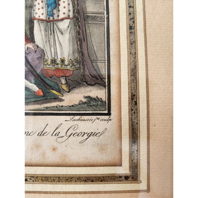 Set of 4 Antique Jacques Grasset De Saint-Sauveur Hand Colored French Engravings For Sale - Image 12 of 18