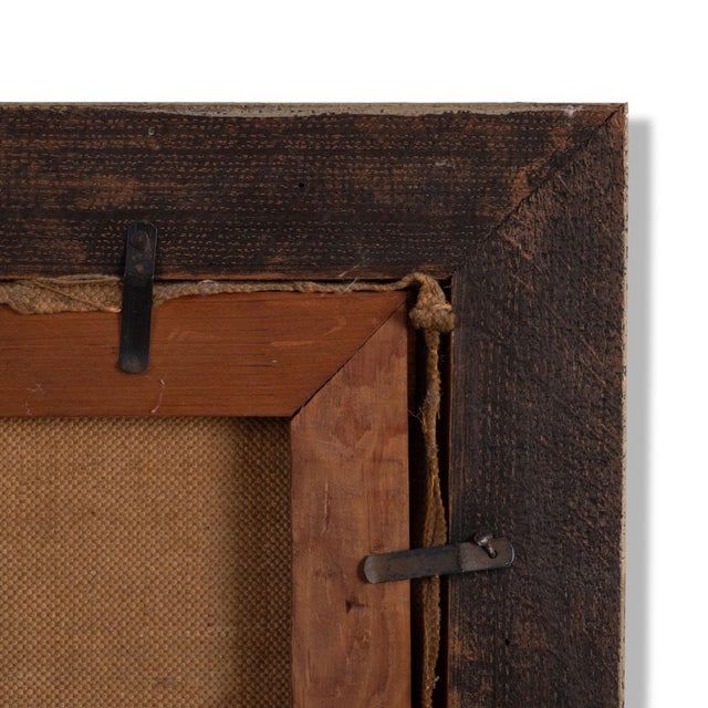 Fritz Grotemeyer, Still Life with Cauliflower and Chinese Plate, Oil on Canvas, 1929 For Sale - Image 6 of 8