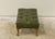 2000 - 2009 Traditional Olive Green Tufted Leather Footstool/Ottoman For Sale - Image 5 of 9