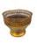 Vintage Hand-Painted Toleware Cache-Pot With Gilt Reticulated Gallery For Sale - Image 4 of 11