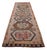 Vintage Turkish Handmade Kilim Runner Rug Organic Woll Tribal Design Primitive Rug - 3′5″ × 12′8″ For Sale - Image 4 of 16